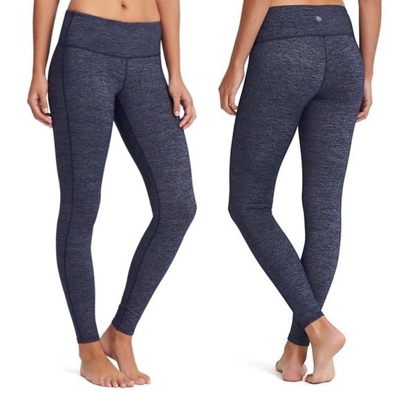 Athleta Burgundy Maroon Wine Space Dye Leggings - Picture 6 of 9